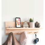 Κρεμάστρα Lolia pakoworld φυσικό 49x11x14εκ Κρεμάστρα Lolia pakoworld φυσικό 49x11x14εκ