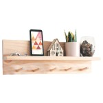 Κρεμάστρα Lolia pakoworld φυσικό 49x11x14εκ Κρεμάστρα Lolia pakoworld φυσικό 49x11x14εκ