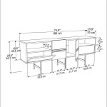 Έπιπλο τηλεόρασης Kevan pakoworld καρυδί-μαύρο πόδι 180x35x65εκ Έπιπλο τηλεόρασης Kevan pakoworld καρυδί-μαύρο πόδι 180x35x65εκ