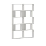 Βιβλιοθήκη Booky pakoworld 12 ραφιών λευκό μελαμίνης 120x20x175εκ Βιβλιοθήκη Booky pakoworld 12 ραφιών λευκό μελαμίνης 120x20x175εκ