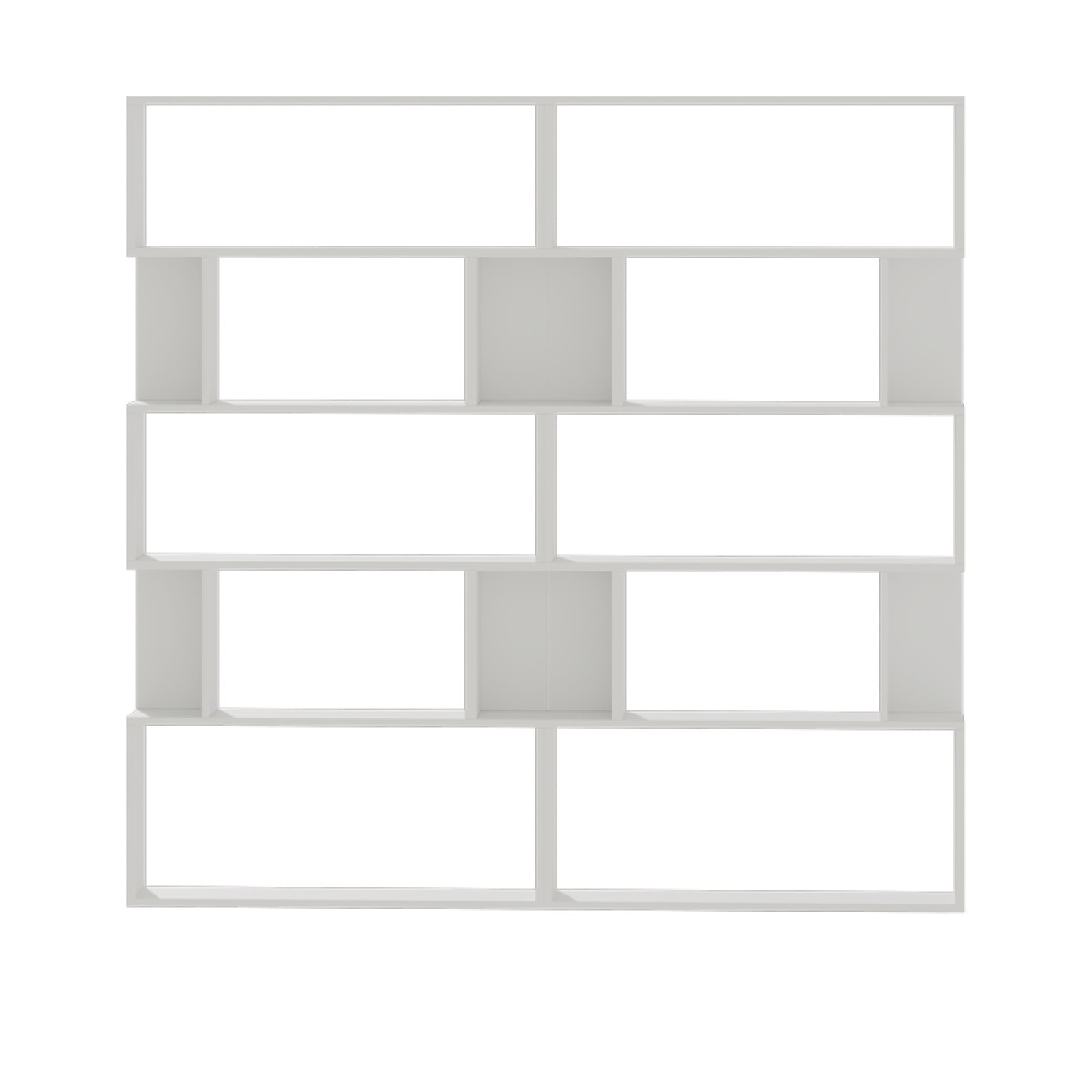 Βιβλιοθήκη Booky pakoworld 12 ραφιών λευκό μελαμίνης 180x20x175εκ Βιβλιοθήκη Booky pakoworld 12 ραφιών λευκό μελαμίνης 180x20x175εκ