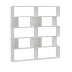 Βιβλιοθήκη Booky pakoworld 12 ραφιών λευκό μελαμίνης 180x20x175εκ Βιβλιοθήκη Booky pakoworld 12 ραφιών λευκό μελαμίνης 180x20x175εκ