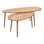 Τραπέζι σαλονιού Monty pakoworld καρυδί μελαμίνης 116x46x46εκ Τραπέζι σαλονιού Monty pakoworld καρυδί μελαμίνης 116x46x46εκ