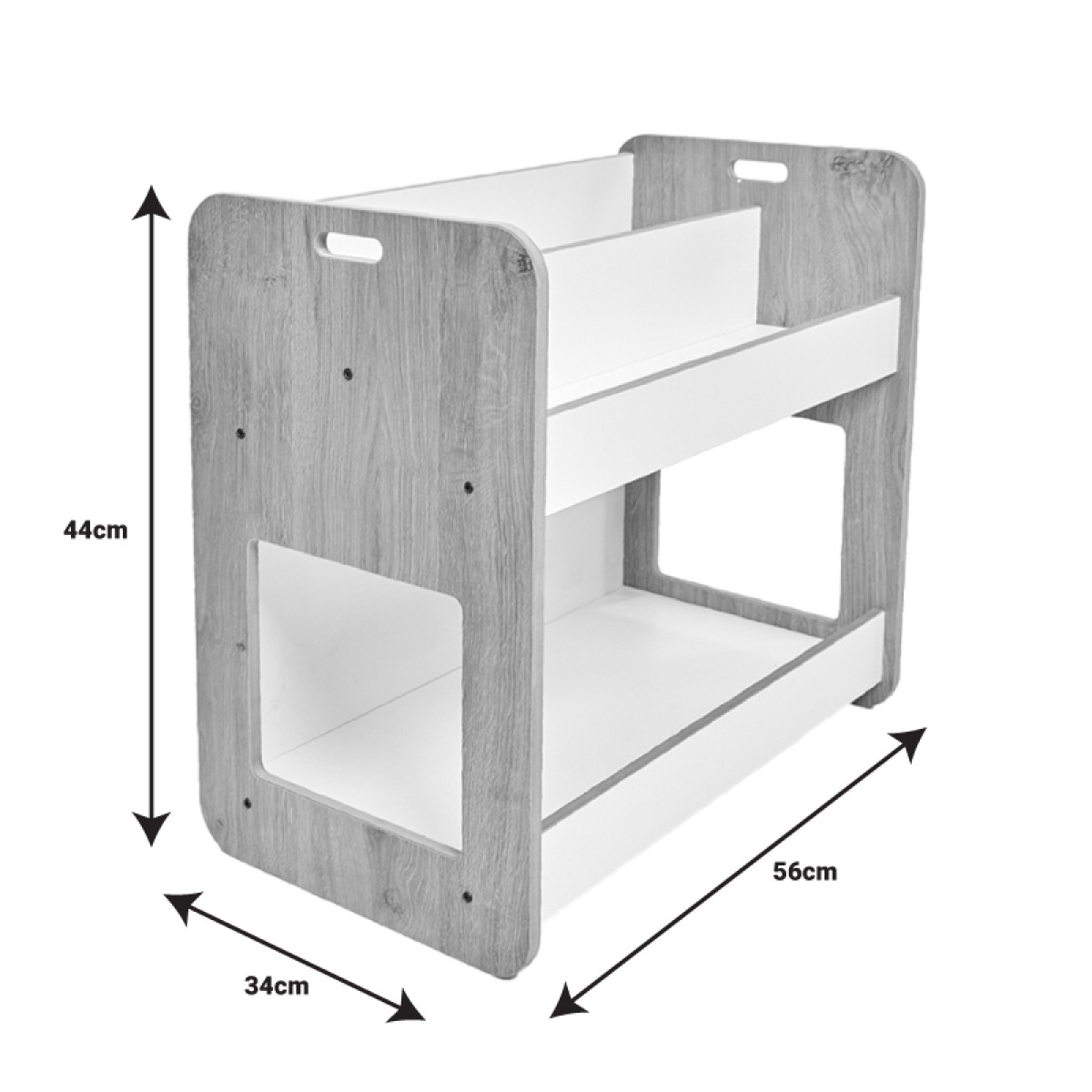 Ραφιέρα Dovere pakoworld λευκό mdf 56x34x55εκ Ραφιέρα Dovere pakoworld λευκό mdf 56x34x55εκ