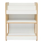 Ραφιέρα Seagull pakoworld φυσικό-λευκό mdf 57x34x70εκ Ραφιέρα Seagull pakoworld φυσικό-λευκό mdf 57x34x70εκ