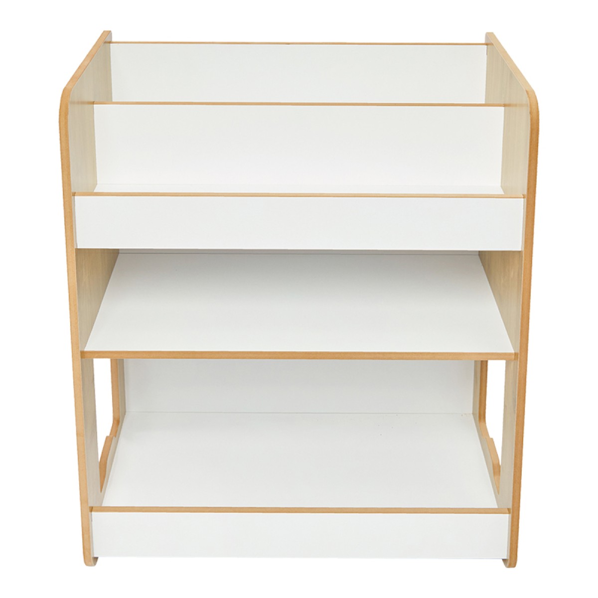 Ραφιέρα Seagull pakoworld φυσικό-λευκό mdf 57x34x70εκ Ραφιέρα Seagull pakoworld φυσικό-λευκό mdf 57x34x70εκ