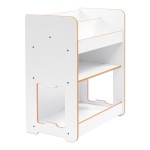 Ραφιέρα Seagull pakoworld λευκό mdf 57x34x70εκ Ραφιέρα Seagull pakoworld λευκό mdf 57x34x70εκ