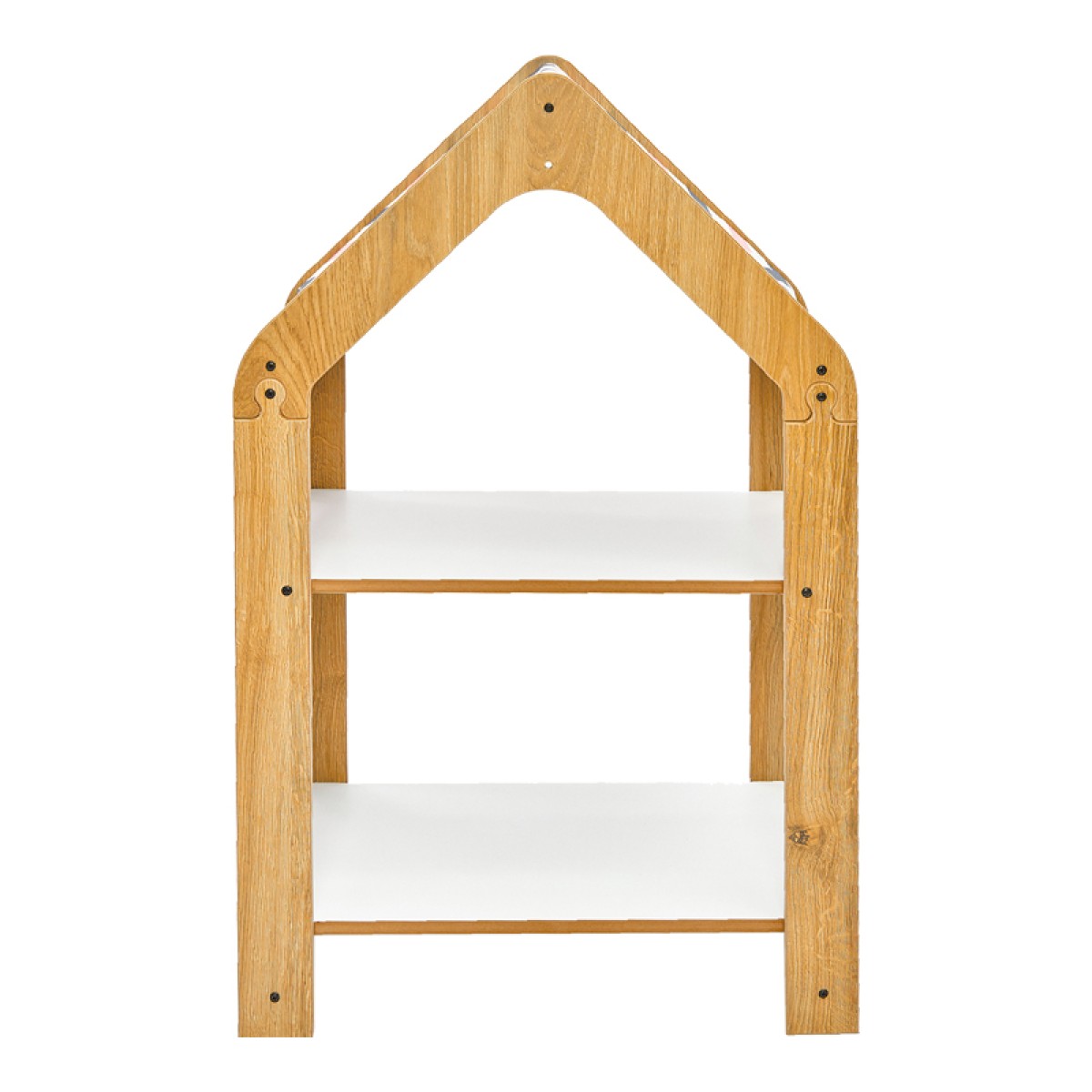Ραφιέρα Montessori Zoilen pakoworld φυσικό-λευκό-ροζ mdf 50x30x80εκ Ραφιέρα Montessori Zoilen pakoworld φυσικό-λευκό-ροζ mdf 50x30x80εκ