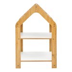 Ραφιέρα Montessori Zoilen pakoworld φυσικό-λευκό-ροζ mdf 50x30x80εκ Ραφιέρα Montessori Zoilen pakoworld φυσικό-λευκό-ροζ mdf 50x30x80εκ