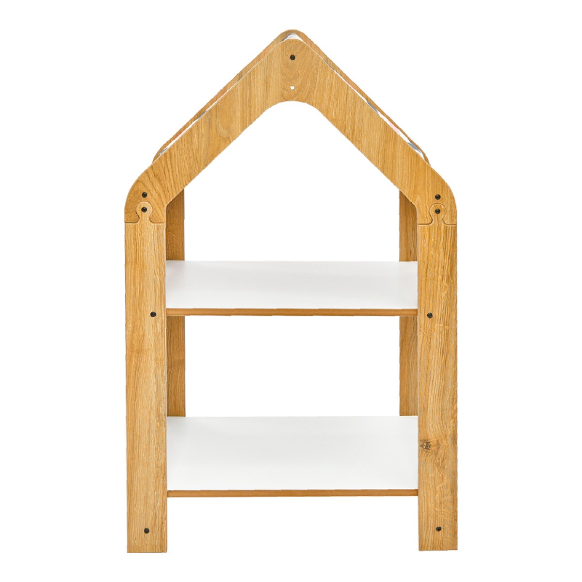 Ραφιέρα Montessori Zoilen pakoworld φυσικό-λευκό-μπλε mdf 50x30x80εκ Ραφιέρα Montessori Zoilen pakoworld φυσικό-λευκό-μπλε mdf 50x30x80εκ