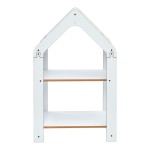 Ραφιέρα Montessori Zoilen pakoworld λευκό-μπλε mdf 50x30x80εκ Ραφιέρα Montessori Zoilen pakoworld λευκό-μπλε mdf 50x30x80εκ