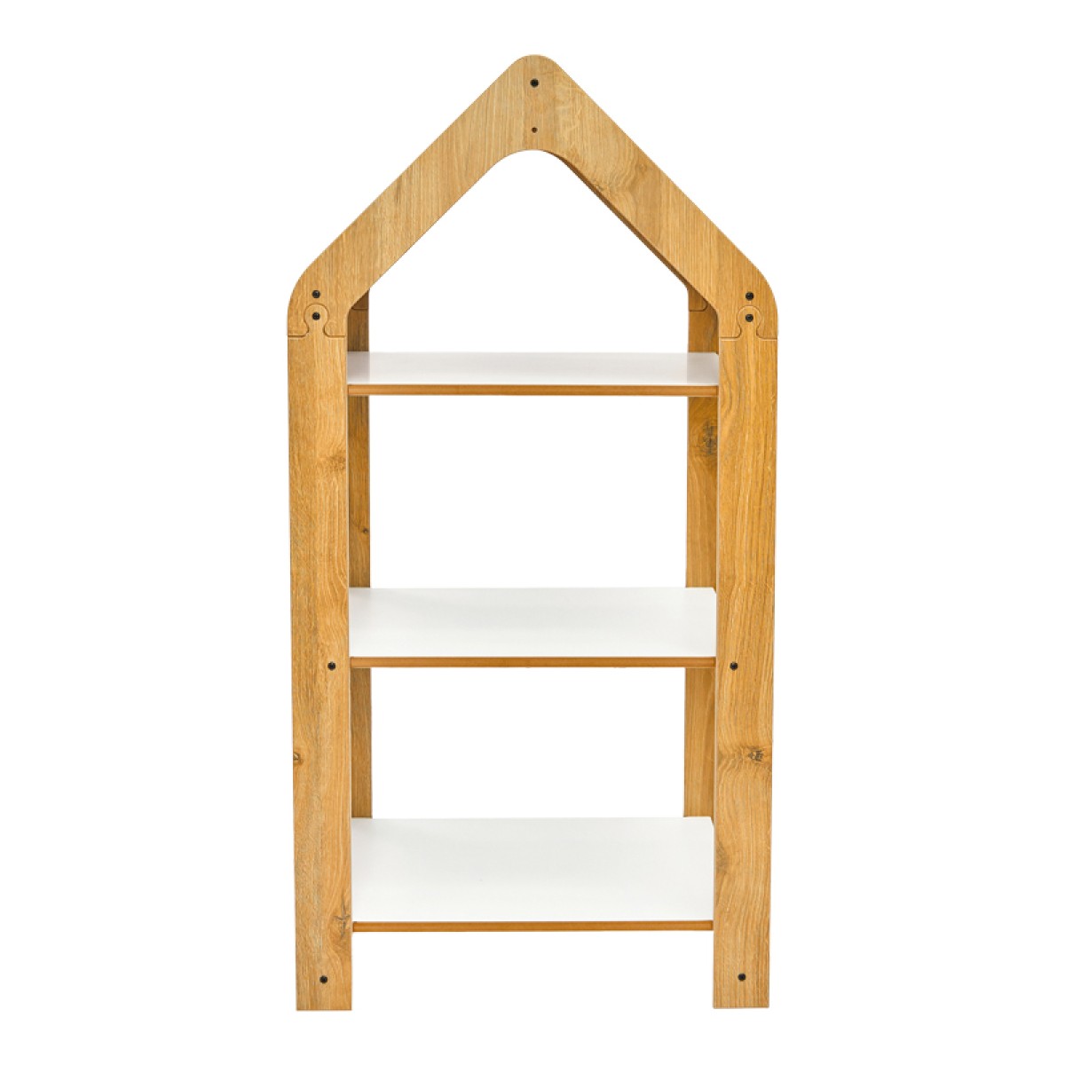 Ραφιέρα Montessori Zoilen I pakoworld λευκό-φυσικό-ροζ mdf 50x30x100εκ Ραφιέρα Montessori Zoilen I pakoworld λευκό-φυσικό-ροζ mdf 50x30x100εκ