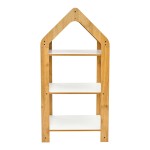 Ραφιέρα Montessori Zoilen I pakoworld λευκό-φυσικό-ροζ mdf 50x30x100εκ Ραφιέρα Montessori Zoilen I pakoworld λευκό-φυσικό-ροζ mdf 50x30x100εκ
