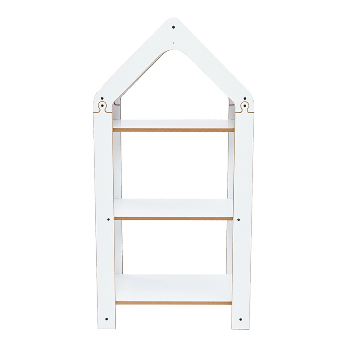 Ραφιέρα Montessori Zoilen I pakoworld λευκό-ροζ mdf 50x30x100εκ Ραφιέρα Montessori Zoilen I pakoworld λευκό-ροζ mdf 50x30x100εκ