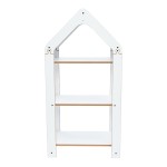 Ραφιέρα Montessori Zoilen I pakoworld λευκό-μπλε mdf 50x30x100εκ Ραφιέρα Montessori Zoilen I pakoworld λευκό-μπλε mdf 50x30x100εκ