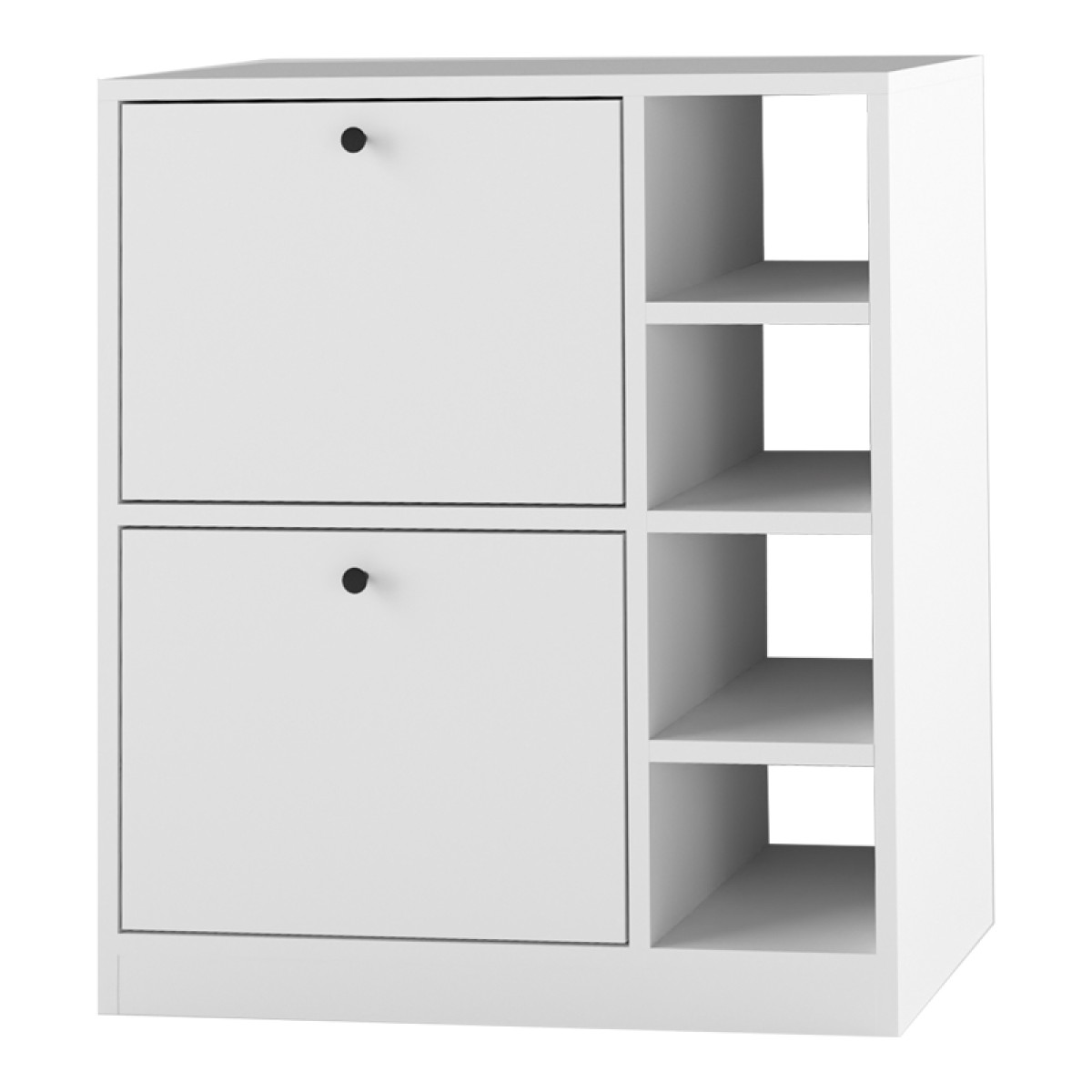 Ντουλάπι Gist pakoworld μελαμίνη σε λευκή απόχρωση 70x33x80εκ Ντουλάπι Gist pakoworld μελαμίνη σε λευκή απόχρωση 70x33x80εκ