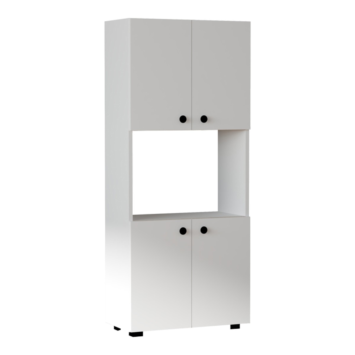 Ντουλάπα κουζίνας Guzel pakoworld σε λευκή απόχρωση 60x31.4x140εκ Ντουλάπα κουζίνας Guzel pakoworld σε λευκή απόχρωση 60x31.4x140εκ