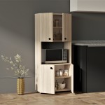 Ντουλάπα κουζίνας Guzel pakoworld σε sonoma απόχρωση 60x31.4x140εκ Ντουλάπα κουζίνας Guzel pakoworld σε sonoma απόχρωση 60x31.4x140εκ