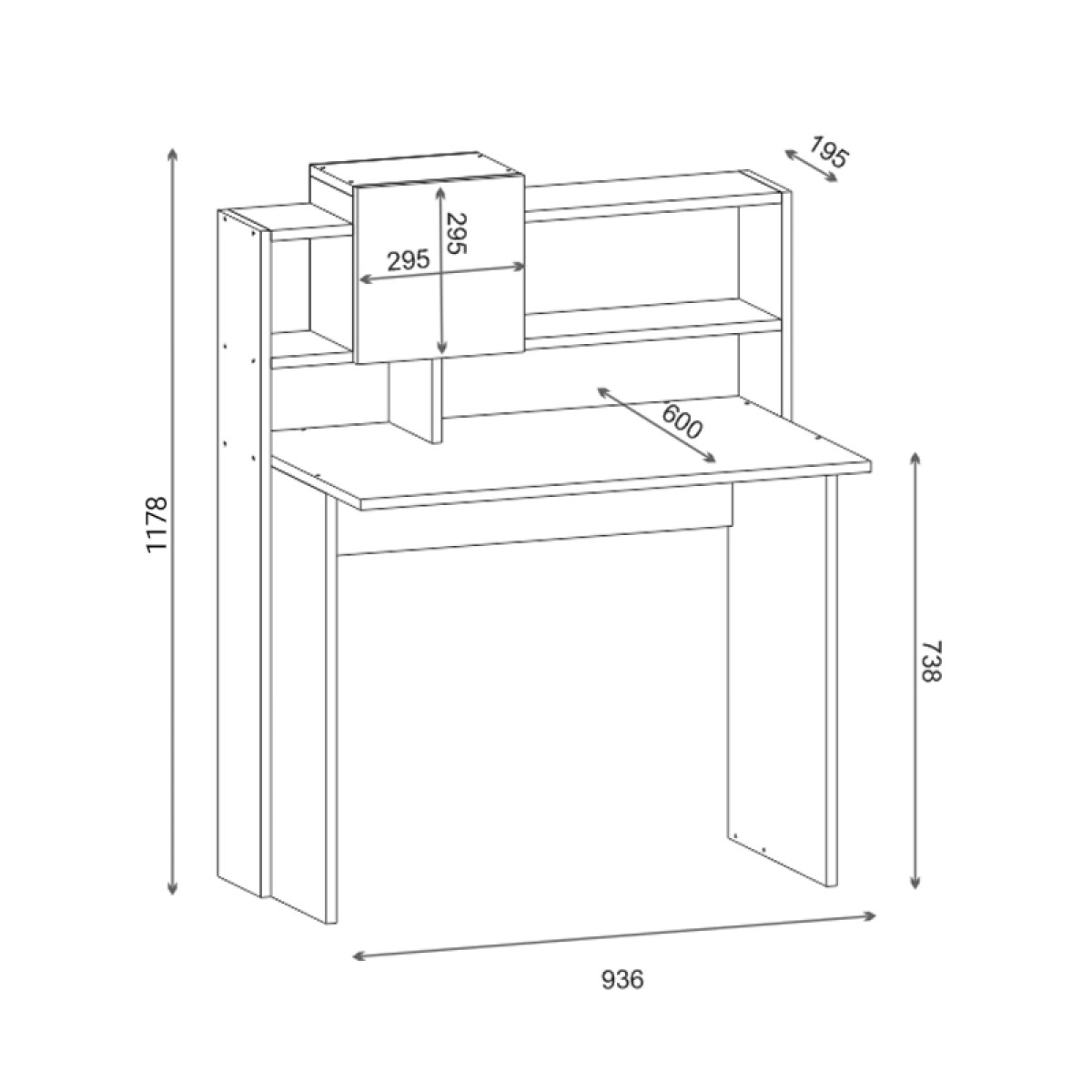 Γραφείο εργασίας Koogi pakoworld σε oak-λευκή απόχρωση 94x60x118εκ Γραφείο εργασίας Koogi pakoworld σε oak-λευκή απόχρωση 94x60x118εκ