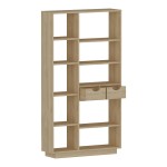 Βιβλιοθήκη με συρτάρια Dakin pakoworld σε oak απόχρωση 80x25x190εκ Βιβλιοθήκη με συρτάρια Dakin pakoworld σε oak απόχρωση 80x25x190εκ