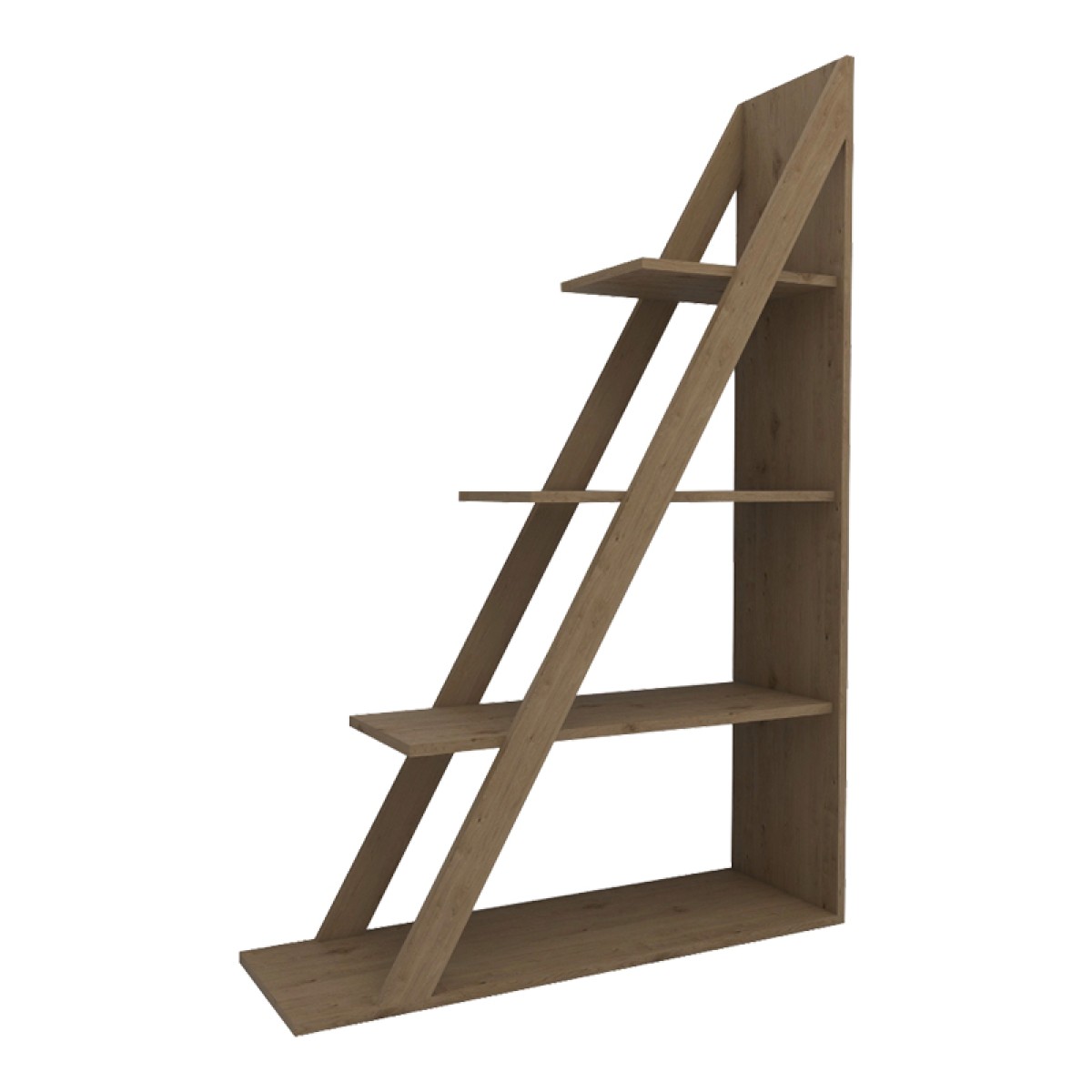 Βιβλιοθήκη Quina pakoworld σε oak απόχρωση 100x30x150εκ Βιβλιοθήκη Quina pakoworld σε oak απόχρωση 100x30x150εκ