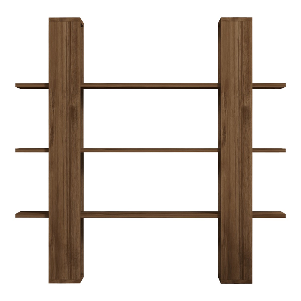 Βιβλιοθήκη Yotek pakoworld σε καρυδί απόχρωση 120x23x120εκ Βιβλιοθήκη Yotek pakoworld σε καρυδί απόχρωση 120x23x120εκ