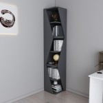 Βιβλιοθήκη στήλη Klaro pakoworld σε ανθρακί απόχρωση 32x32x165εκ Βιβλιοθήκη στήλη Klaro pakoworld σε ανθρακί απόχρωση 32x32x165εκ