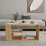 Τραπέζι σαλονιού Sobu pakoworld σε oak απόχρωση 80x50x40εκ Τραπέζι σαλονιού Sobu pakoworld σε oak απόχρωση 80x50x40εκ