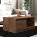 Τραπέζι σαλονιού Narli pakoworld σε sonoma απόχρωση 90x60x45εκ Τραπέζι σαλονιού Narli pakoworld σε sonoma απόχρωση 90x60x45εκ