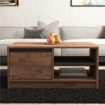 Τραπέζι σαλονιού Narli pakoworld σε sonoma απόχρωση 90x60x45εκ Τραπέζι σαλονιού Narli pakoworld σε sonoma απόχρωση 90x60x45εκ