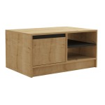 Τραπέζι σαλονιού Narli pakoworld σε oak απόχρωση 90x60x45εκ Τραπέζι σαλονιού Narli pakoworld σε oak απόχρωση 90x60x45εκ