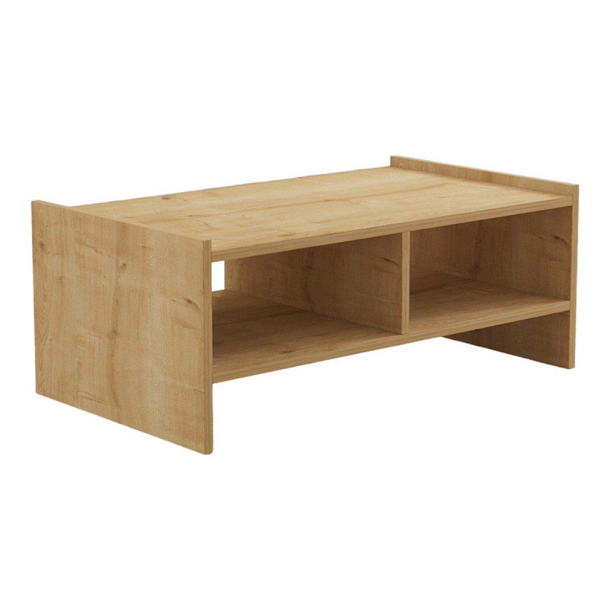 Τραπέζι σαλονιού Tiena pakoworld σε oak απόχρωση 90x50x35εκ Τραπέζι σαλονιού Tiena pakoworld σε oak απόχρωση 90x50x35εκ