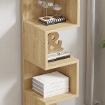 Ραφιέρα επιδαπέδια Pratel pakoworld σε oak απόχρωση 25x27x95εκ Ραφιέρα επιδαπέδια Pratel pakoworld σε oak απόχρωση 25x27x95εκ