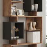 Βιβλιοθήκη Cubix pakoworld σε sonoma-ανθρακί απόχρωση 90x24,6x171,90εκ Βιβλιοθήκη Cubix pakoworld σε sonoma-ανθρακί απόχρωση 90x24,6x171,90εκ