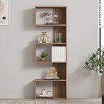 Βιβλιοθήκη Cascade pakoworld σε sonoma απόχρωση 51.8x22x150εκ Βιβλιοθήκη Cascade pakoworld σε sonoma απόχρωση 51.8x22x150εκ