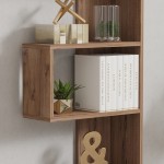Βιβλιοθήκη Cascade pakoworld σε sonoma απόχρωση 51.8x22x150εκ Βιβλιοθήκη Cascade pakoworld σε sonoma απόχρωση 51.8x22x150εκ