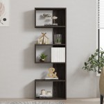 Βιβλιοθήκη Cascade pakoworld σε σκούρο καρυδί απόχρωση 51.8x22x150εκ Βιβλιοθήκη Cascade pakoworld σε σκούρο καρυδί απόχρωση 51.8x22x150εκ