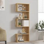 Βιβλιοθήκη Cascade pakoworld σε oak απόχρωση 51.8x22x150εκ Βιβλιοθήκη Cascade pakoworld σε oak απόχρωση 51.8x22x150εκ