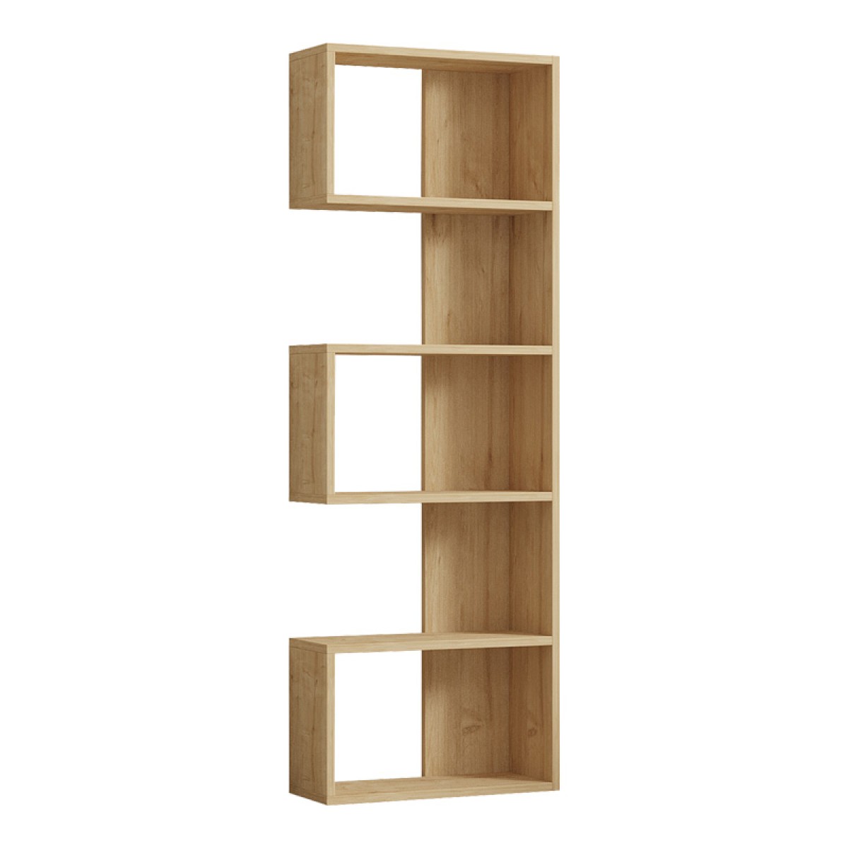 Βιβλιοθήκη Cascade pakoworld σε oak απόχρωση 51.8x22x150εκ Βιβλιοθήκη Cascade pakoworld σε oak απόχρωση 51.8x22x150εκ