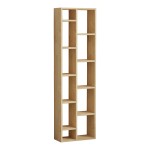 Βιβλιοθήκη Minicu pakoworld σε oak απόχρωση 44,4x19,6x150εκ Βιβλιοθήκη Minicu pakoworld σε oak απόχρωση 44,4x19,6x150εκ