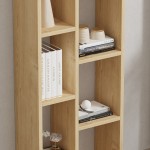 Βιβλιοθήκη Minicu pakoworld σε oak απόχρωση 44,4x19,6x150εκ Βιβλιοθήκη Minicu pakoworld σε oak απόχρωση 44,4x19,6x150εκ