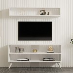 Σύνθετο σαλονιού Prestige pakoworld σε λευκή απόχρωση 120x29,6x50εκ Σύνθετο σαλονιού Prestige pakoworld σε λευκή απόχρωση 120x29,6x50εκ