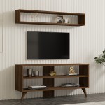 Σύνθετο σαλονιού Prestige pakoworld σε καρυδί απόχρωση 120x29,6x50εκ Σύνθετο σαλονιού Prestige pakoworld σε καρυδί απόχρωση 120x29,6x50εκ