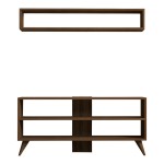 Σύνθετο σαλονιού Prestige pakoworld σε καρυδί απόχρωση 120x29,6x50εκ Σύνθετο σαλονιού Prestige pakoworld σε καρυδί απόχρωση 120x29,6x50εκ