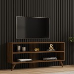 Έπιπλο τηλεόρασης Prestige pakoworld σε καρυδί απόχρωση 120x29,6x50εκ Έπιπλο τηλεόρασης Prestige pakoworld σε καρυδί απόχρωση 120x29,6x50εκ