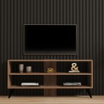 Έπιπλο τηλεόρασης Prestige pakoworld σε sonoma απόχρωση 120x29,6x50εκ Έπιπλο τηλεόρασης Prestige pakoworld σε sonoma απόχρωση 120x29,6x50εκ