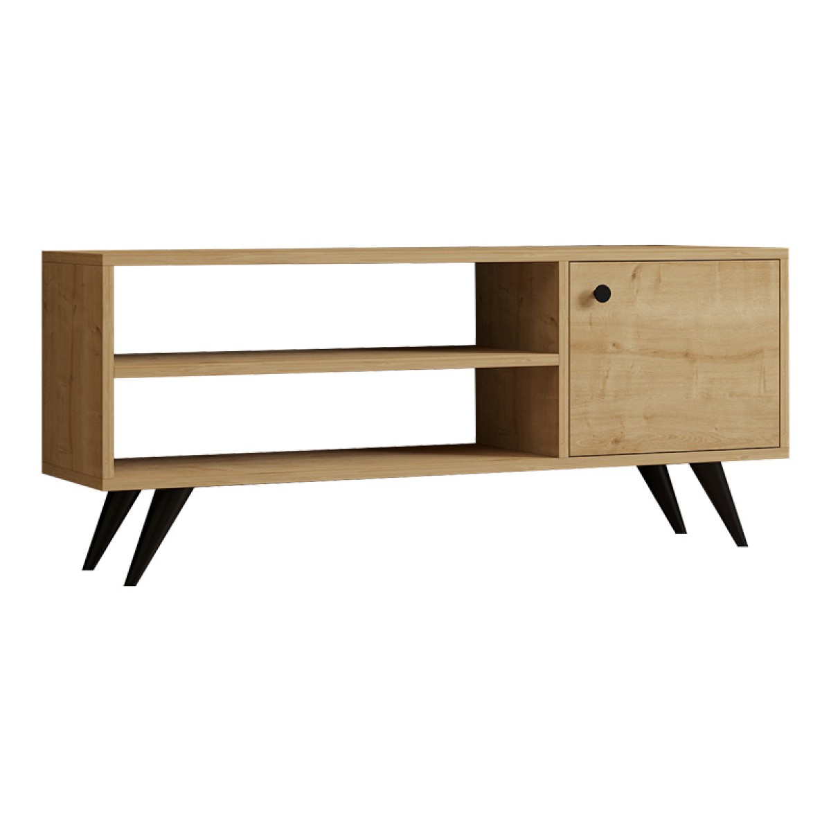 Έπιπλο τηλεόρασης Wison pakoworld σε oak απόχρωση 120x29x50εκ Έπιπλο τηλεόρασης Wison pakoworld σε oak απόχρωση 120x29x50εκ