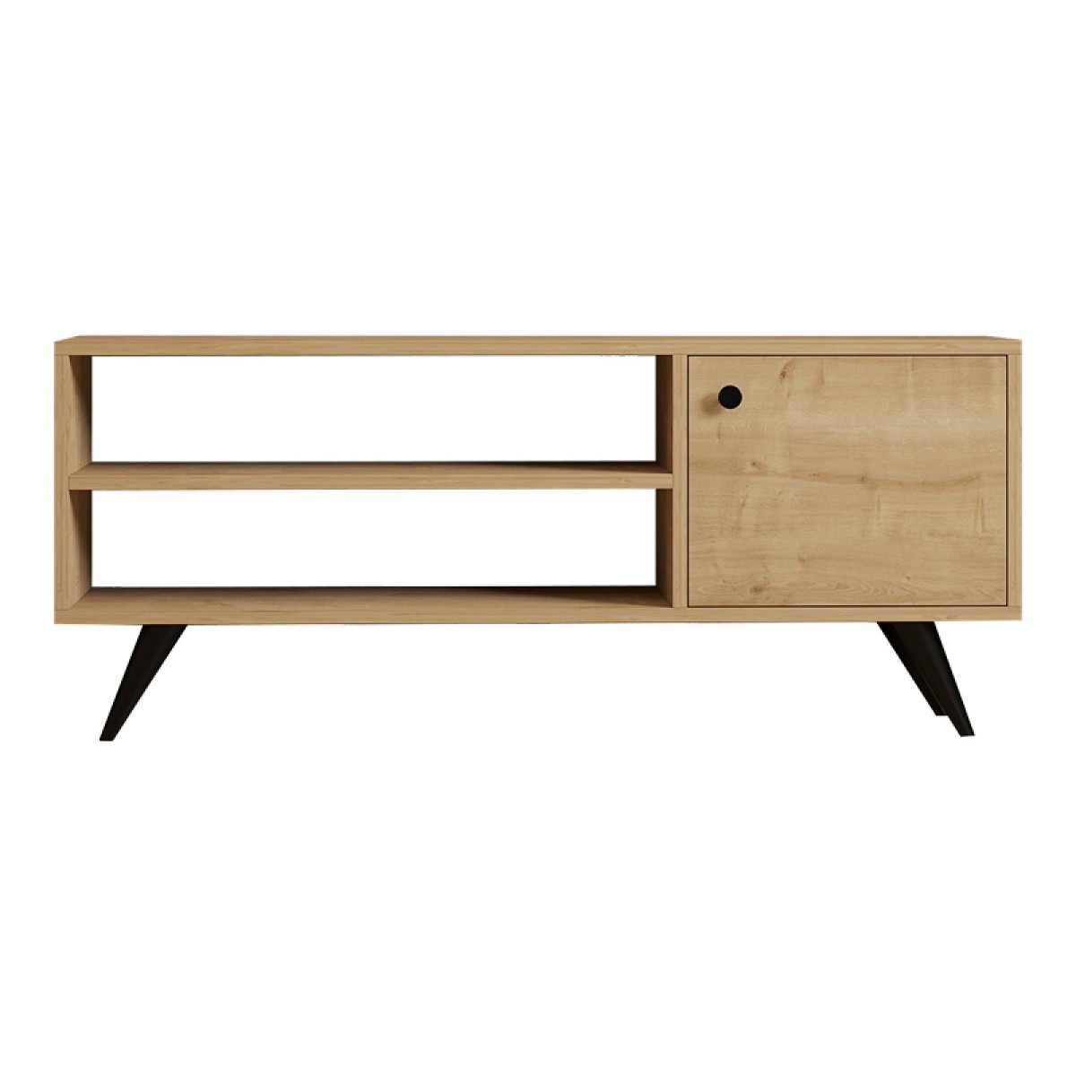 Έπιπλο τηλεόρασης Wison pakoworld σε oak απόχρωση 120x29x50εκ Έπιπλο τηλεόρασης Wison pakoworld σε oak απόχρωση 120x29x50εκ