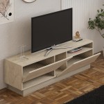 Έπιπλο τηλεόρασης Cogo pakoworld σε όψη τραβερτίνας 160x40x45εκ Έπιπλο τηλεόρασης Cogo pakoworld σε όψη τραβερτίνας 160x40x45εκ