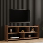Έπιπλο τηλεόρασης Kapri pakoworld σε sonoma απόχρωση 120x28x55εκ Έπιπλο τηλεόρασης Kapri pakoworld σε sonoma απόχρωση 120x28x55εκ